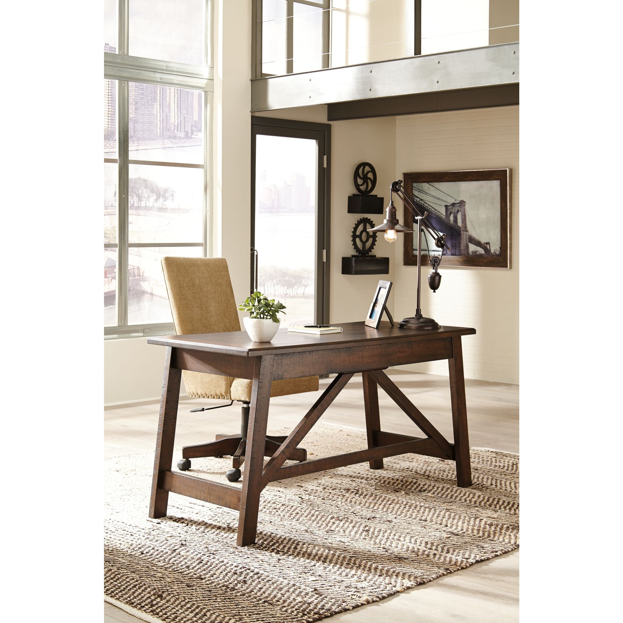 Bureau Baldridge - Brun rustique