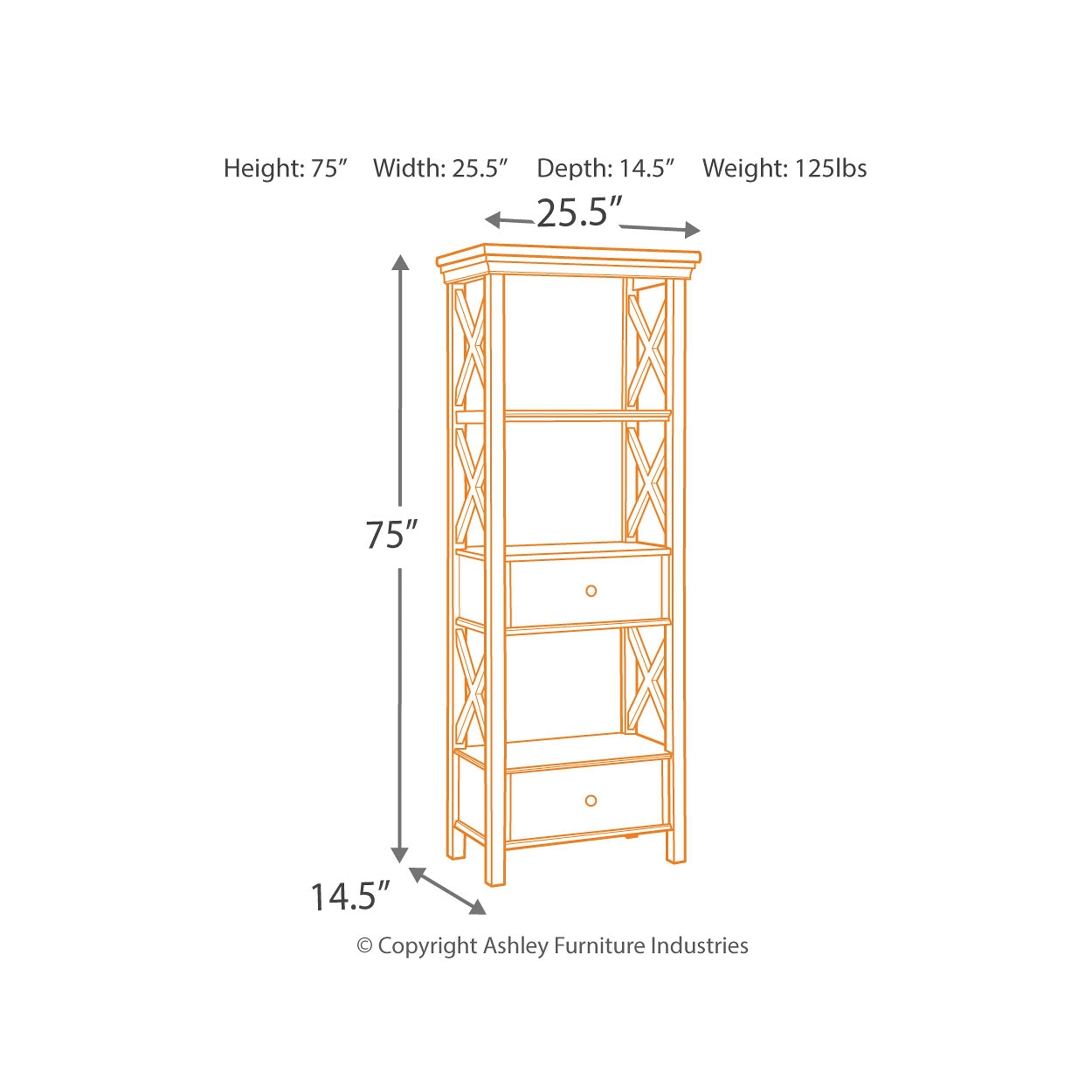 Vitrine Bolanburg - Blanc antique - (D647-76)