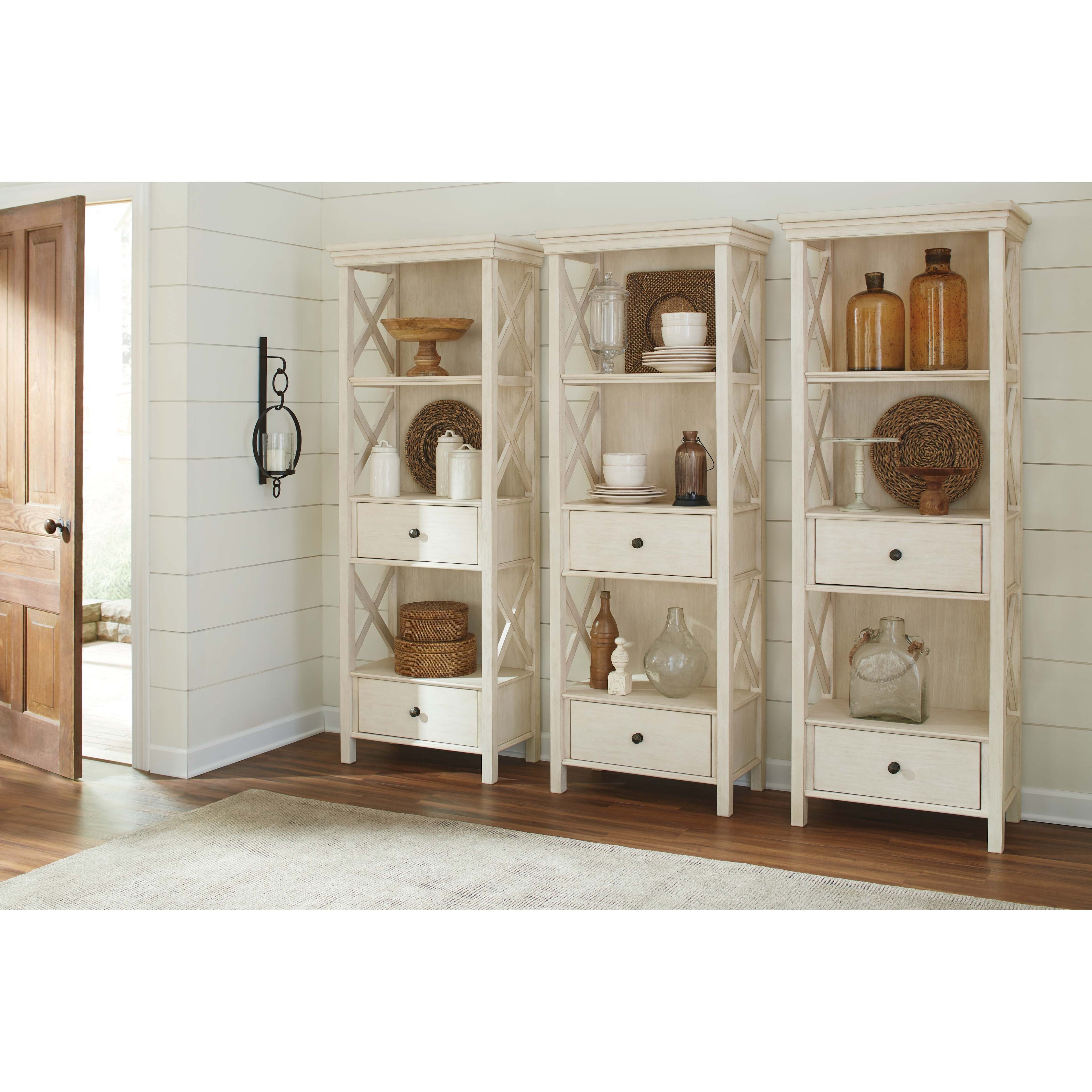 Vitrine Bolanburg - Blanc antique - (D647-76)