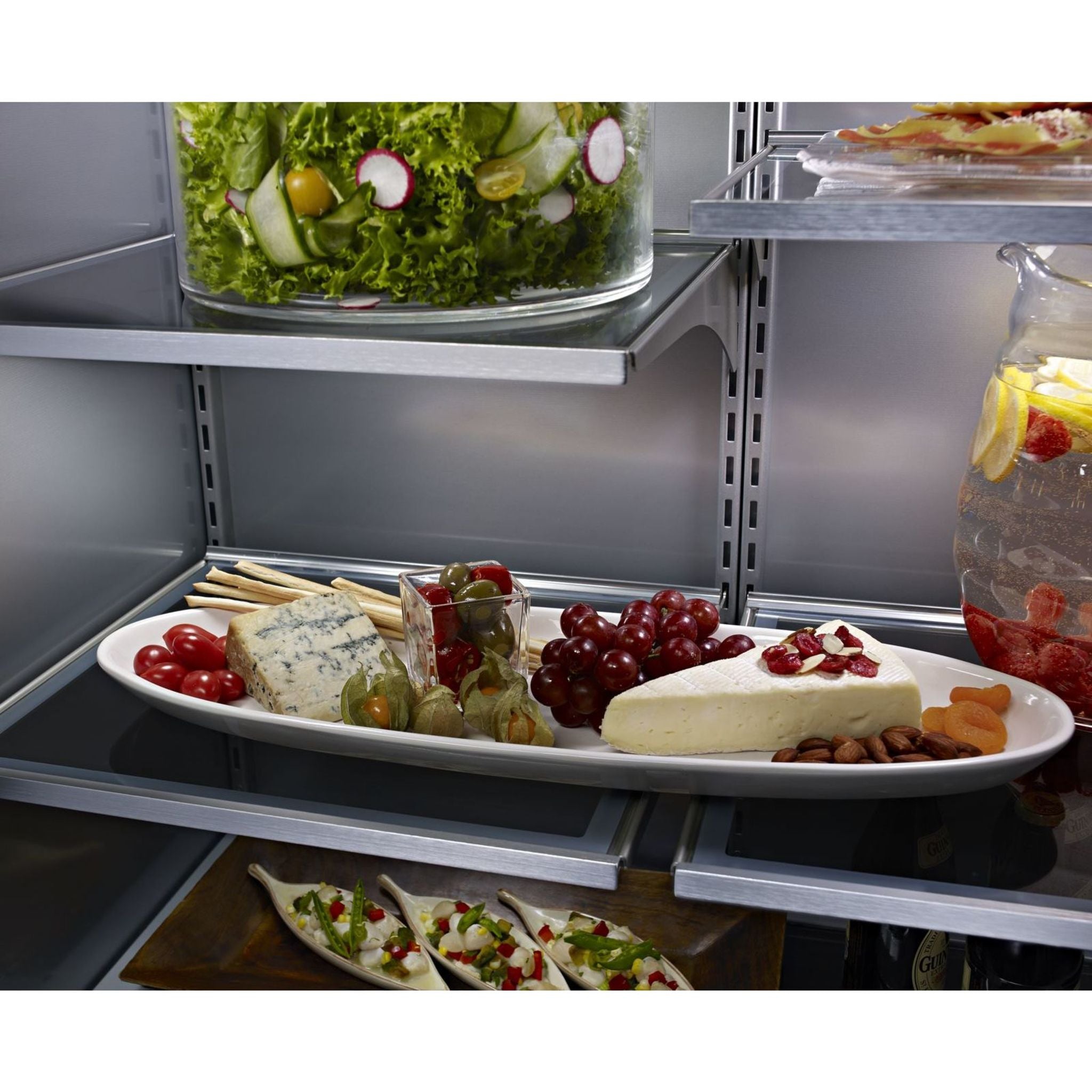 Réfrigérateur à congélateur inférieur KitchenAid (KBBR306ESS) - Acier inoxydable