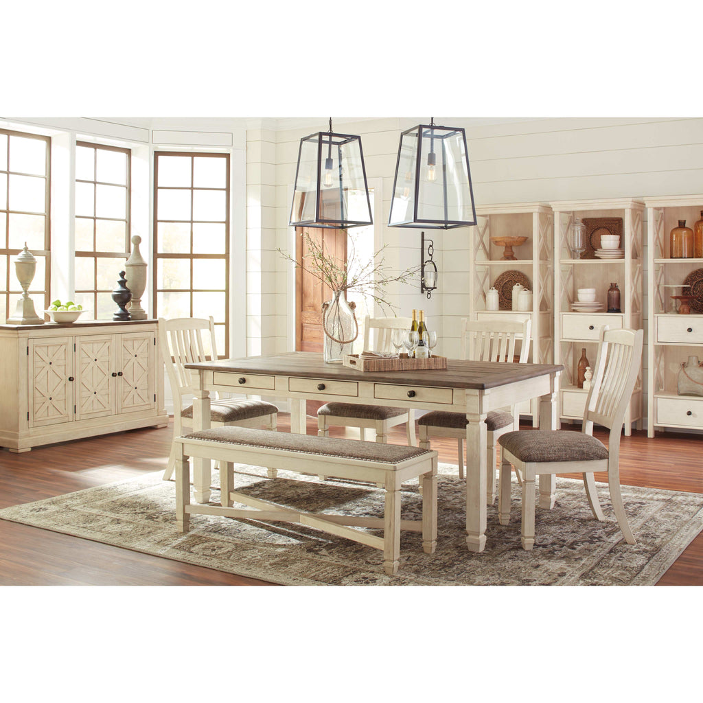 Vitrine Bolanburg - Blanc antique - (D647-76)