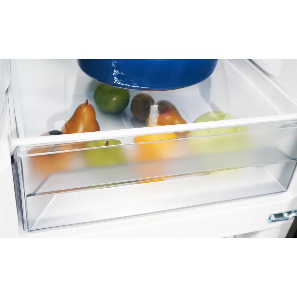 Réfrigérateur à congélateur inférieur Danby (DBMF100B1SLDB) - Aspect inox