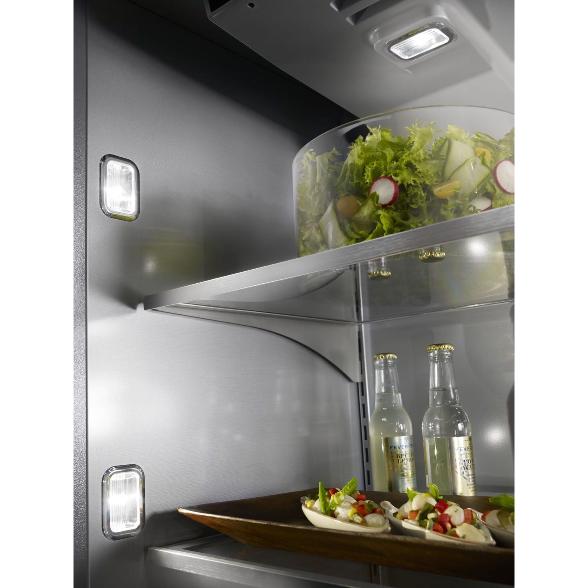 Réfrigérateur à congélateur inférieur KitchenAid (KBBR306ESS) - Acier inoxydable