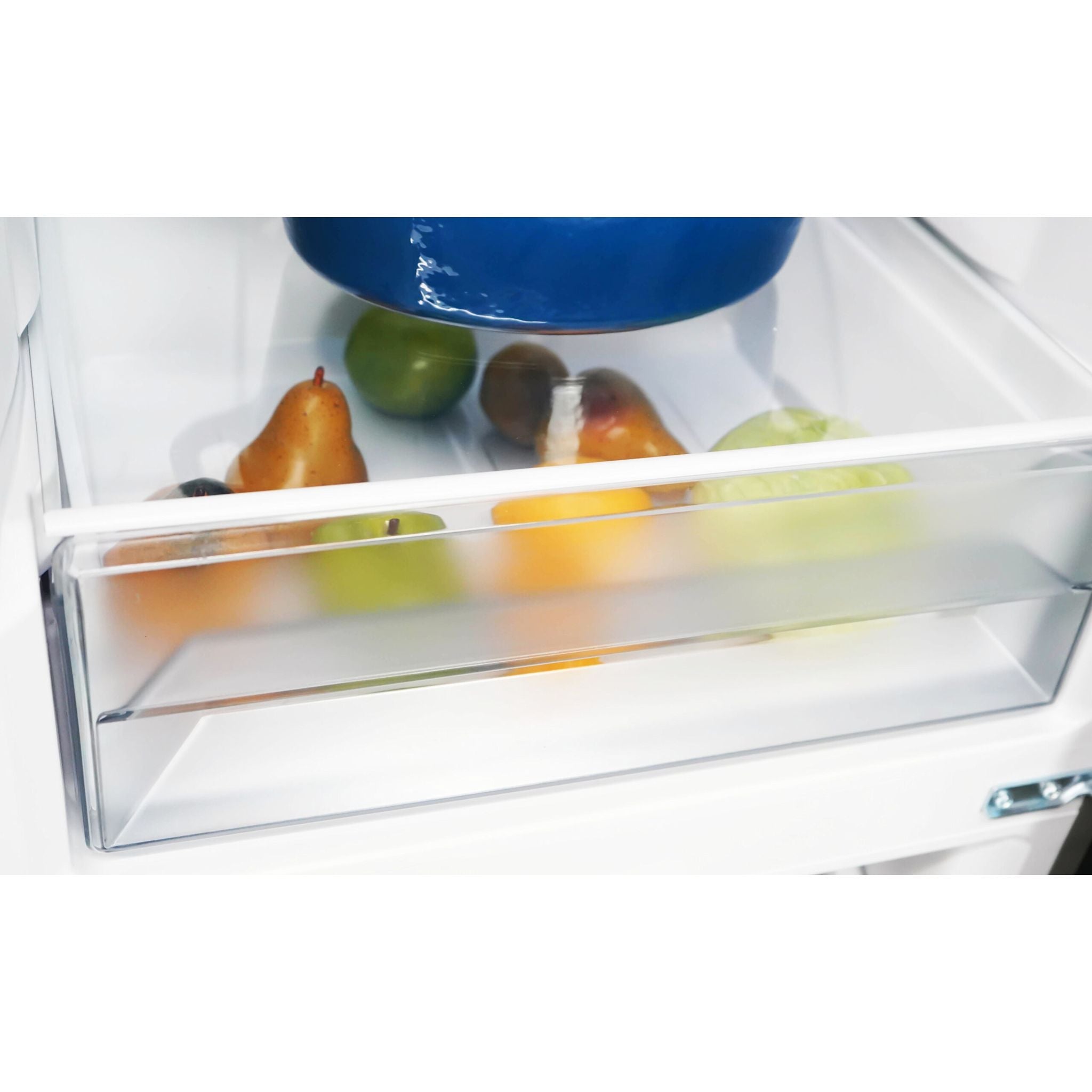 Réfrigérateur à congélateur inférieur Danby (DBMF100B1SLDB) - Aspect inox