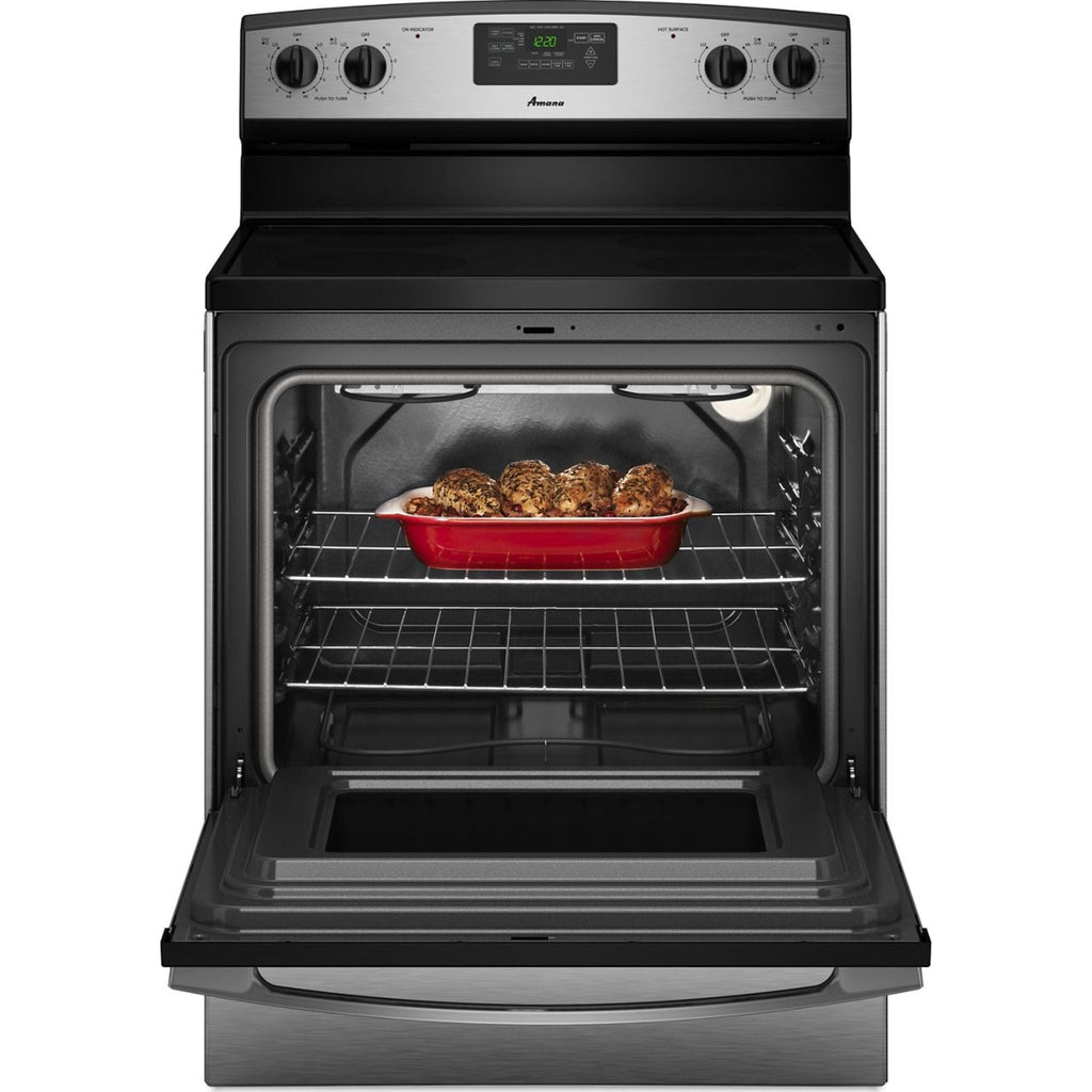 Cuisinière autonettoyante Amana (YACR4503SFW) - Blanc