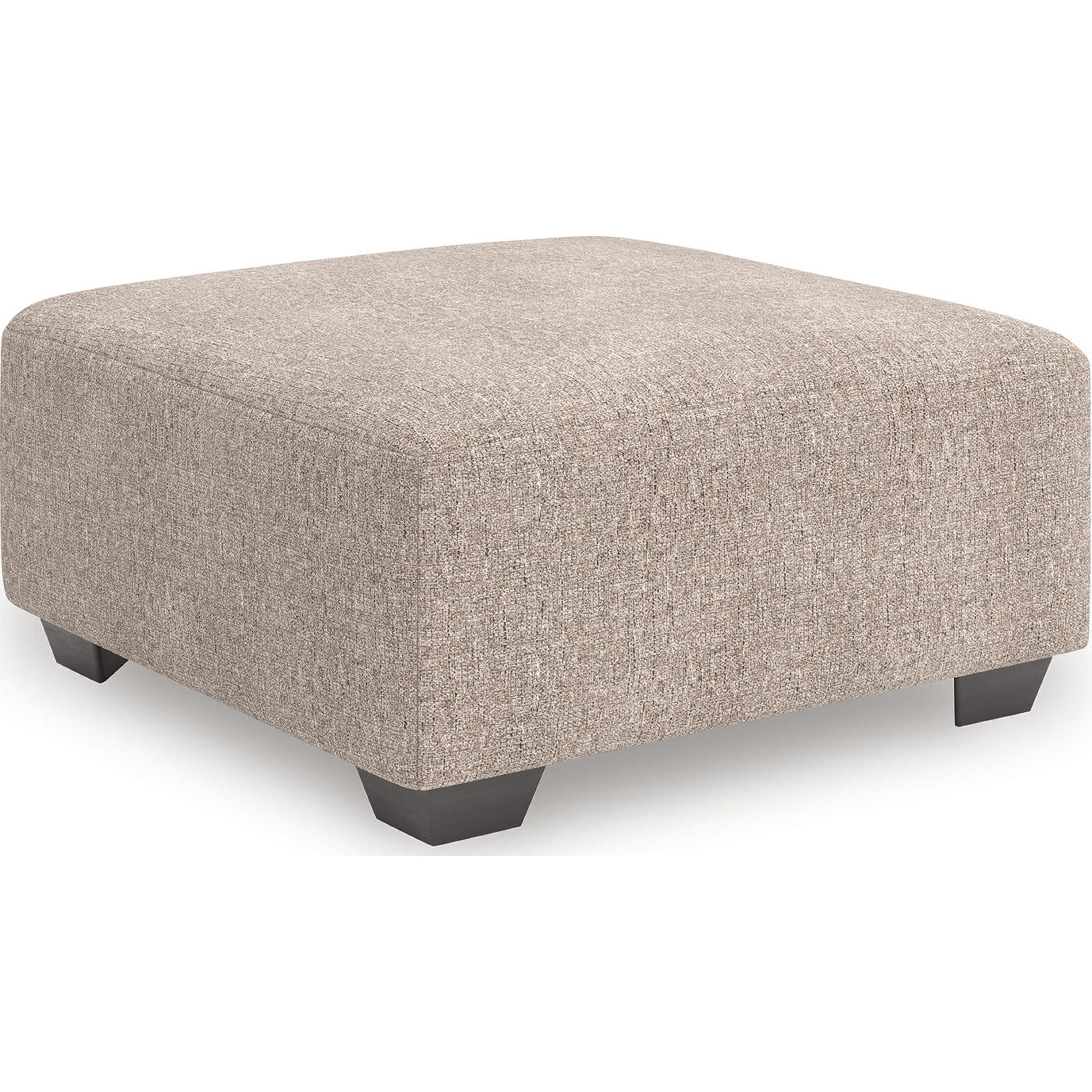 Pouf d'appoint surdimensionné Seyler Lane - Chanvre