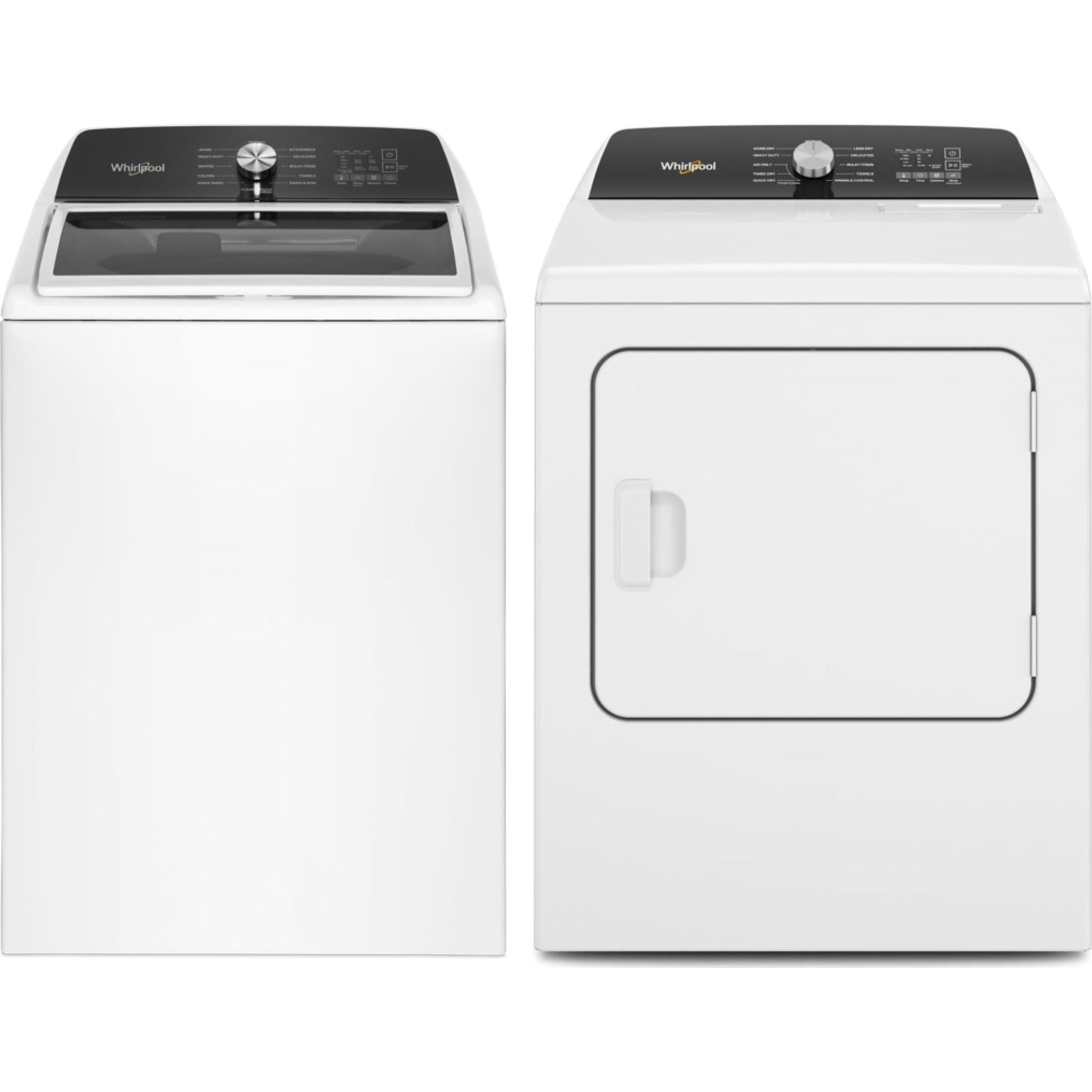 Réfrigérateurs à chargement par le haut Whirlpool (WTW5025SW-YWED5010LW) - Blanc