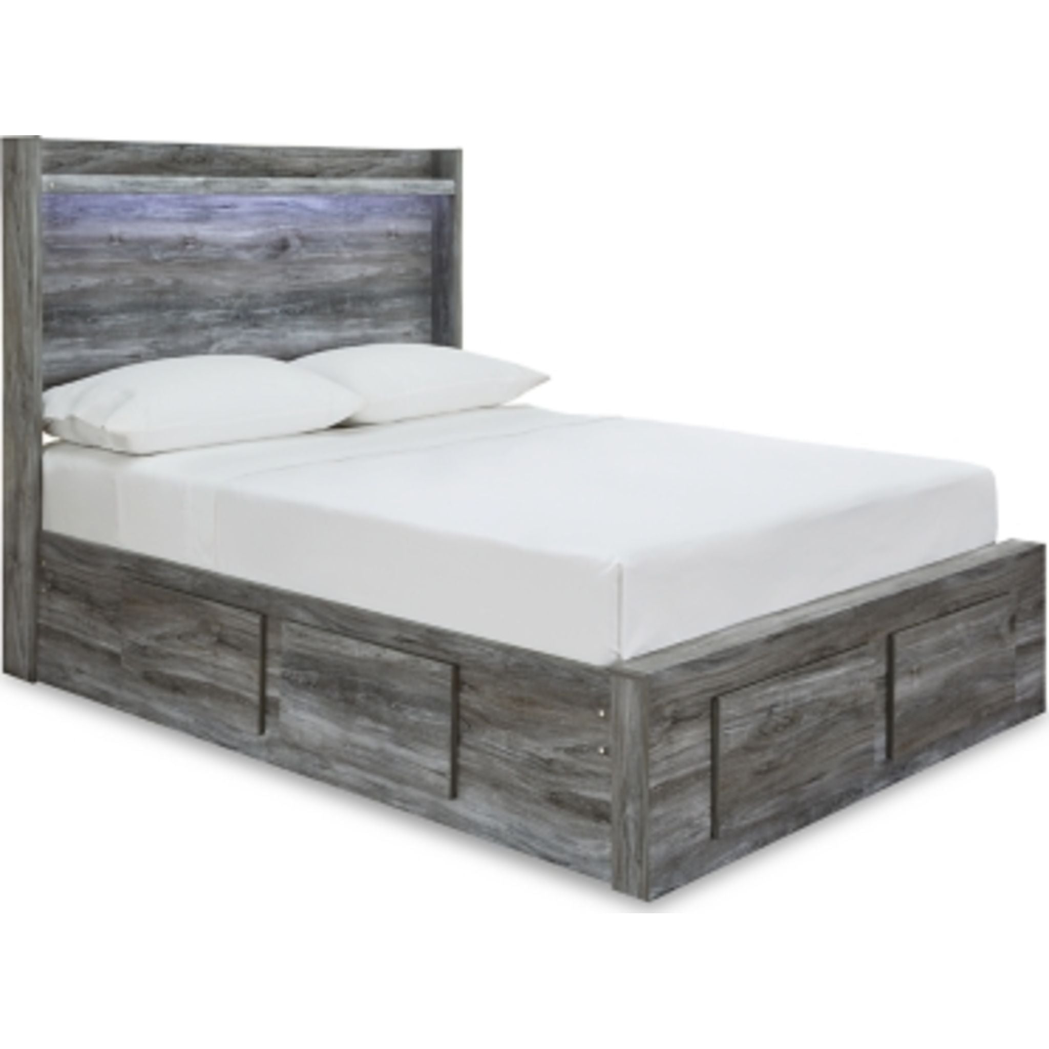 Lit de rangement complet Baystorm 5 pièces - Gris