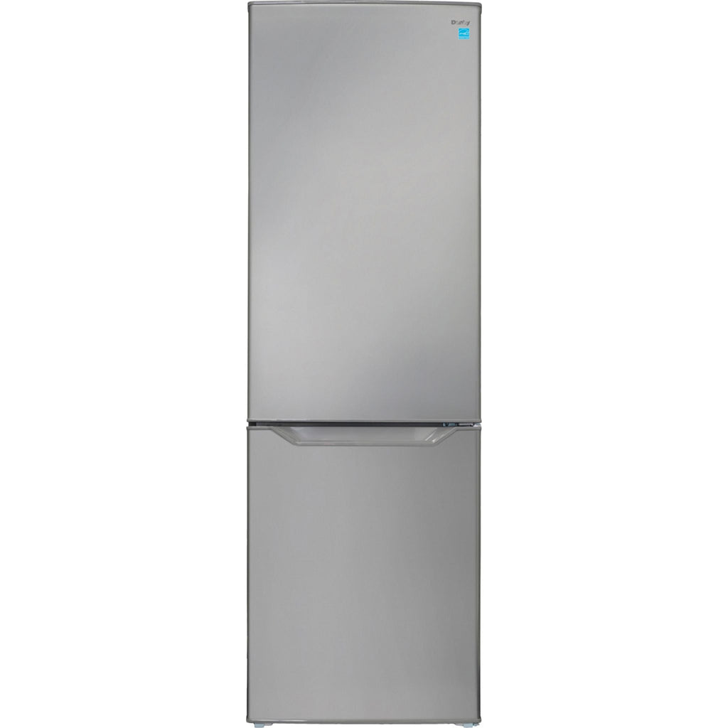 Réfrigérateur à congélateur inférieur Danby (DBMF100B1SLDB) - Aspect inox