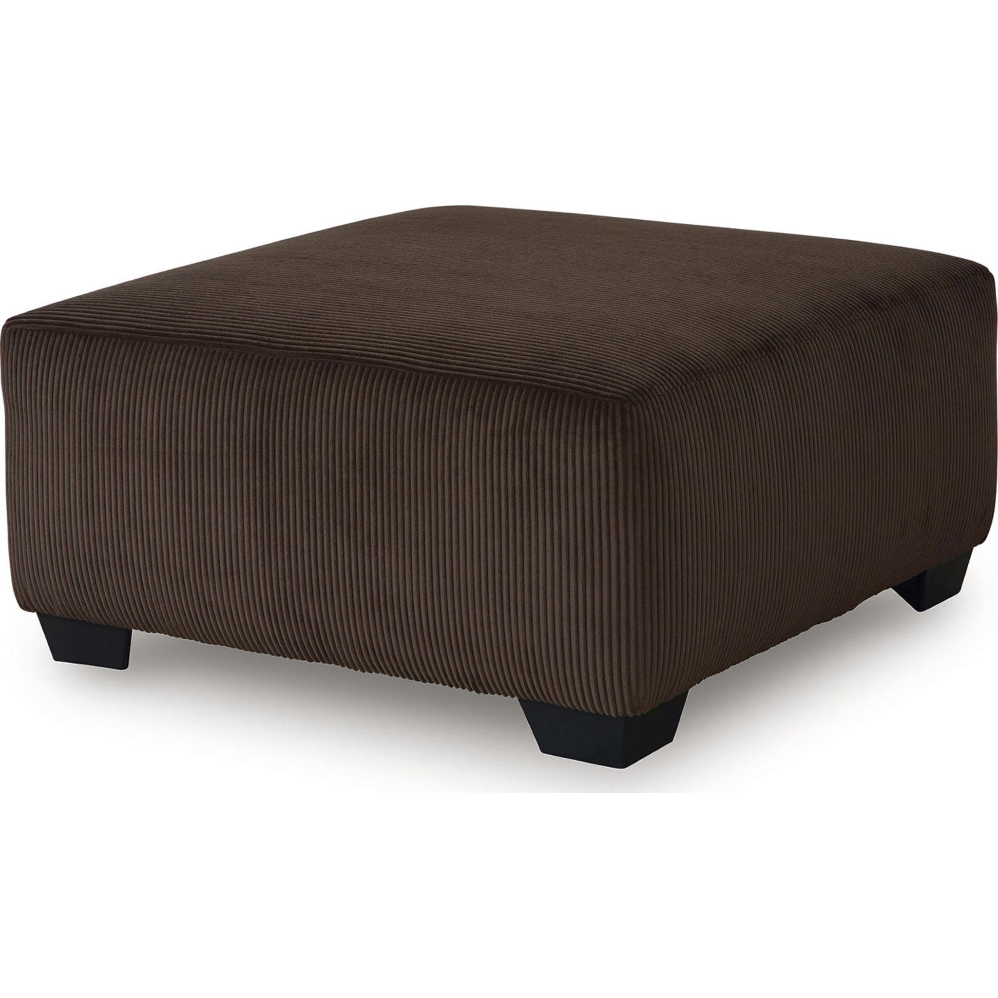 Pouf d'appoint surdimensionné Kimlee - Chocolat