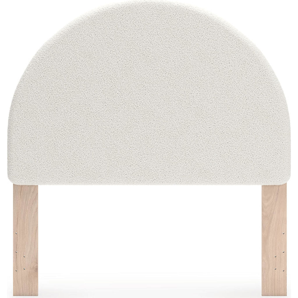 Tête de lit rembourrée Arloster - Blanc/Tan