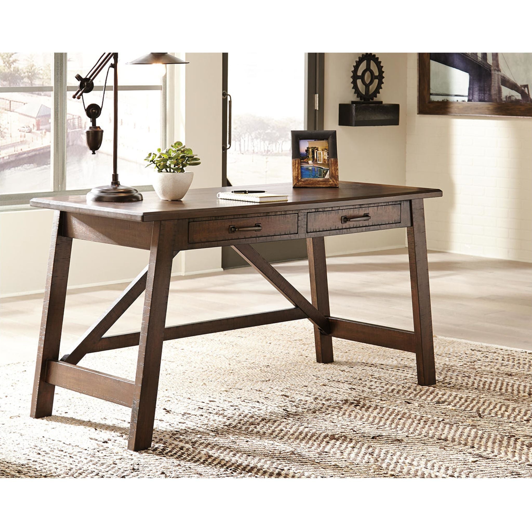 Bureau Baldridge - Brun rustique