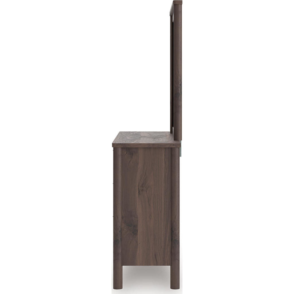 Commode et miroir Pamytta - Marron