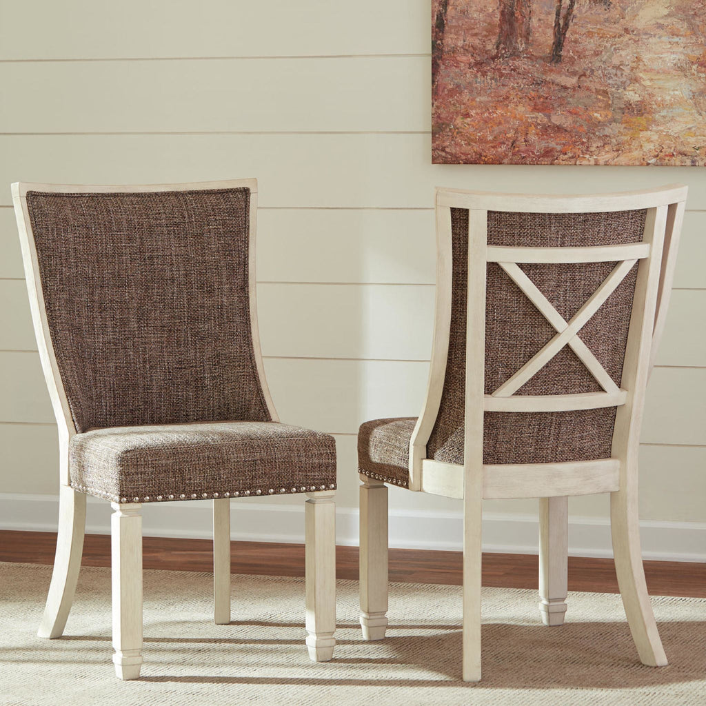 Chaise d'appoint Bolanburg - Bicolore - (D647-02)