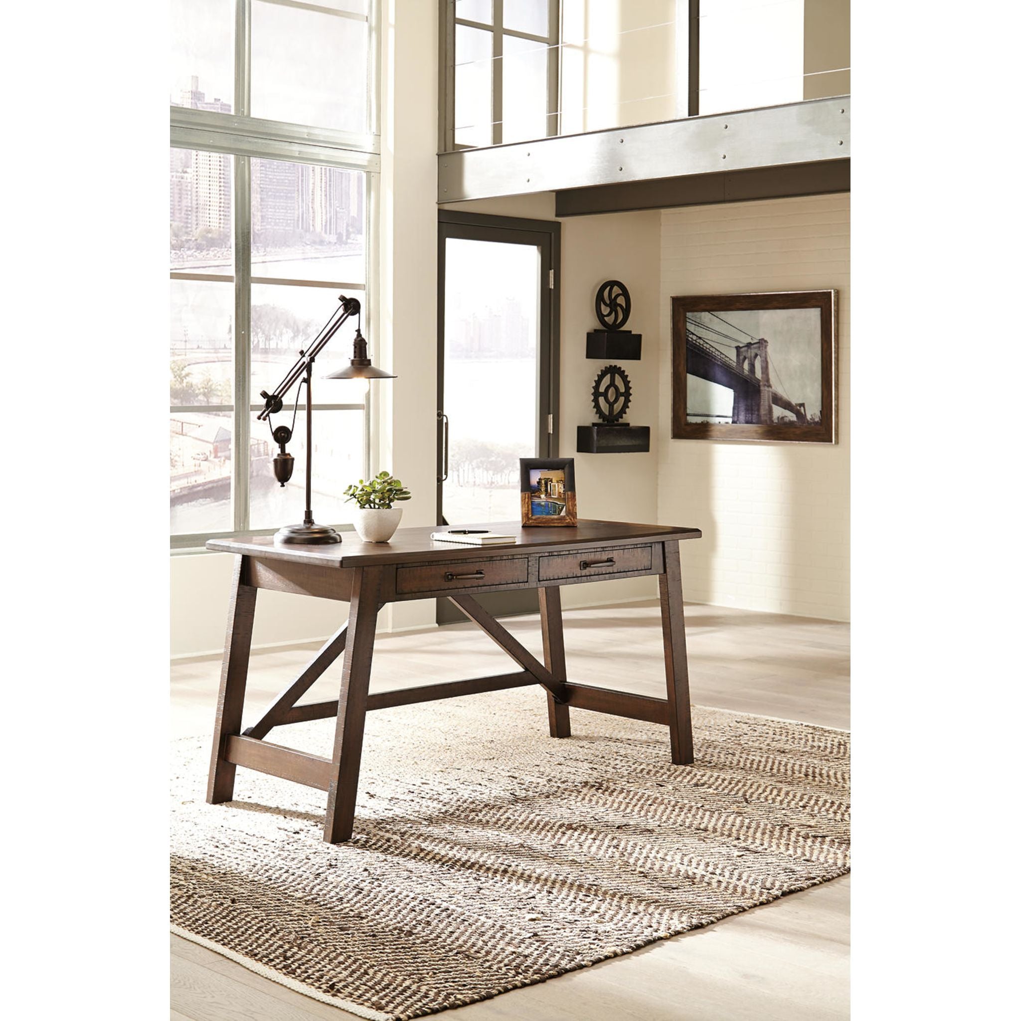 Bureau Baldridge - Brun rustique