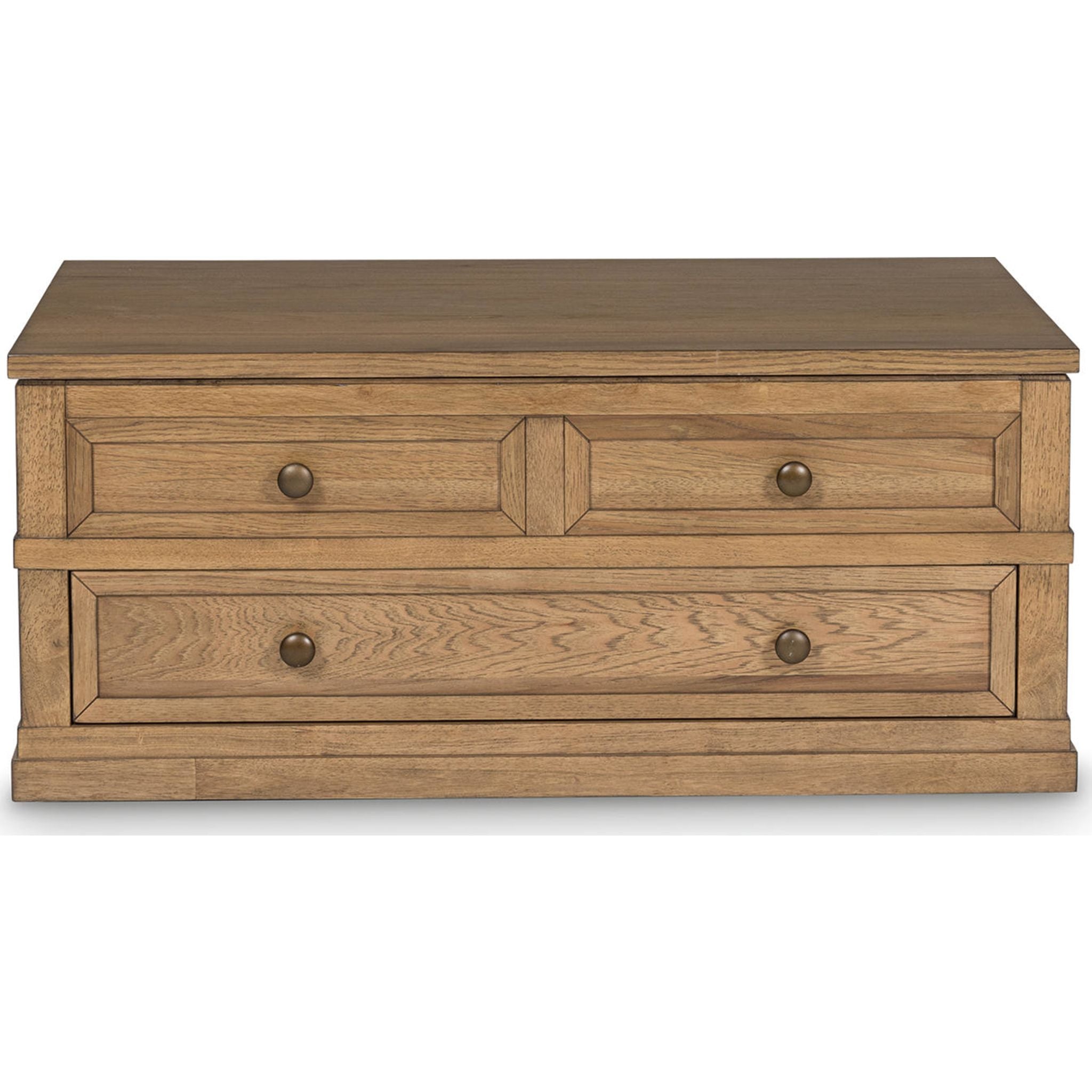 Table basse rectangulaire relevable Sharlance - Marron clair
