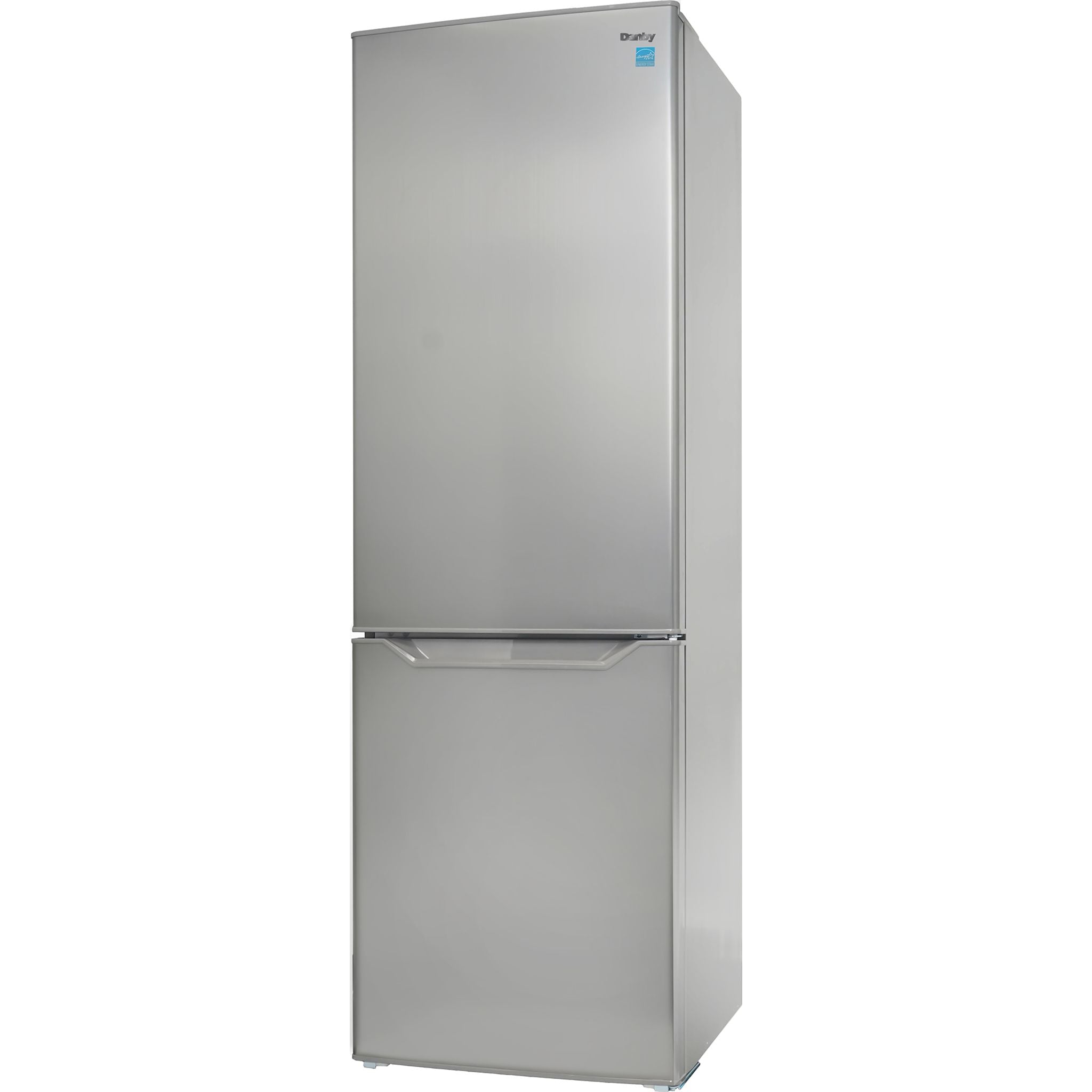 Réfrigérateur à congélateur inférieur Danby (DBMF100B1SLDB) - Aspect inox