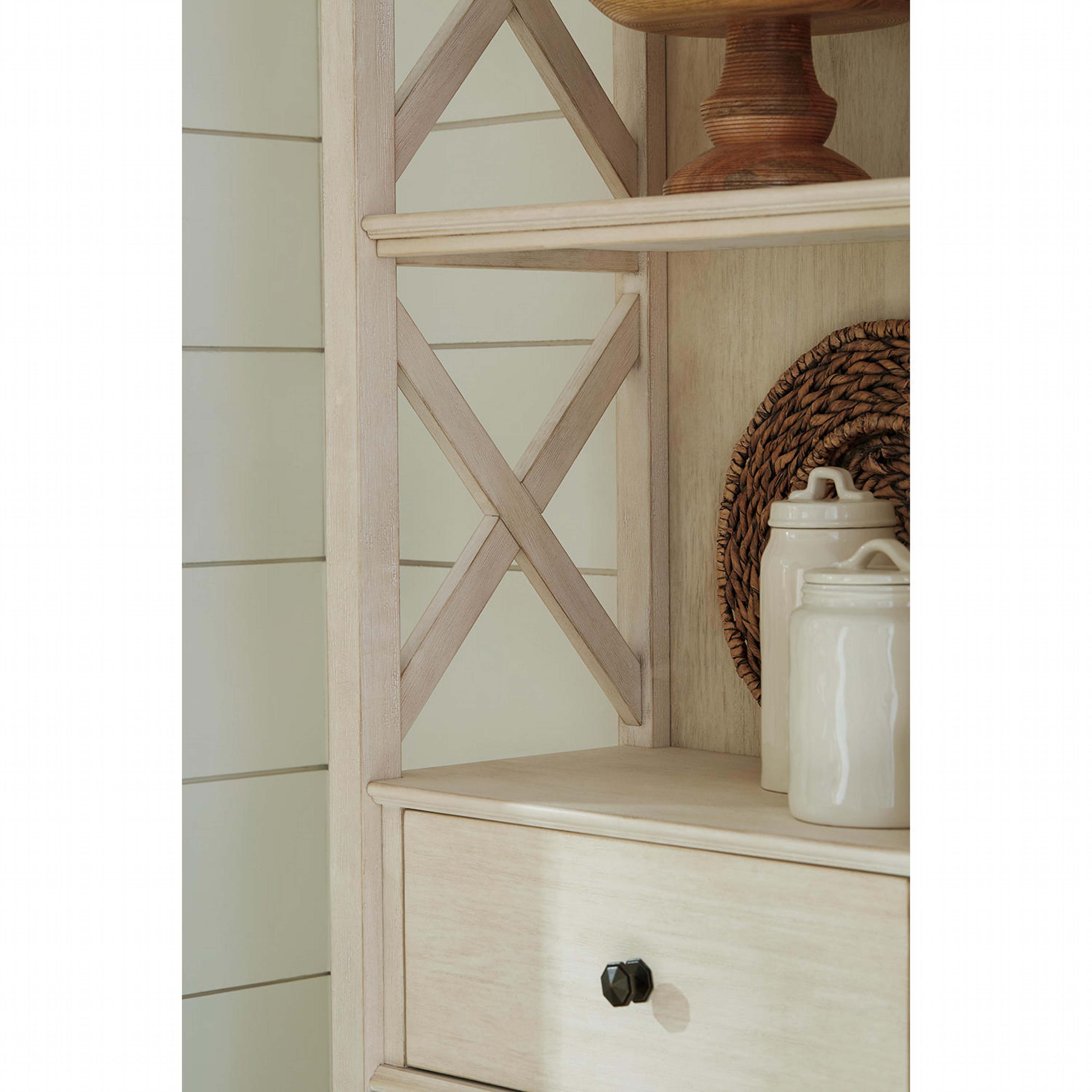 Vitrine Bolanburg - Blanc antique - (D647-76)