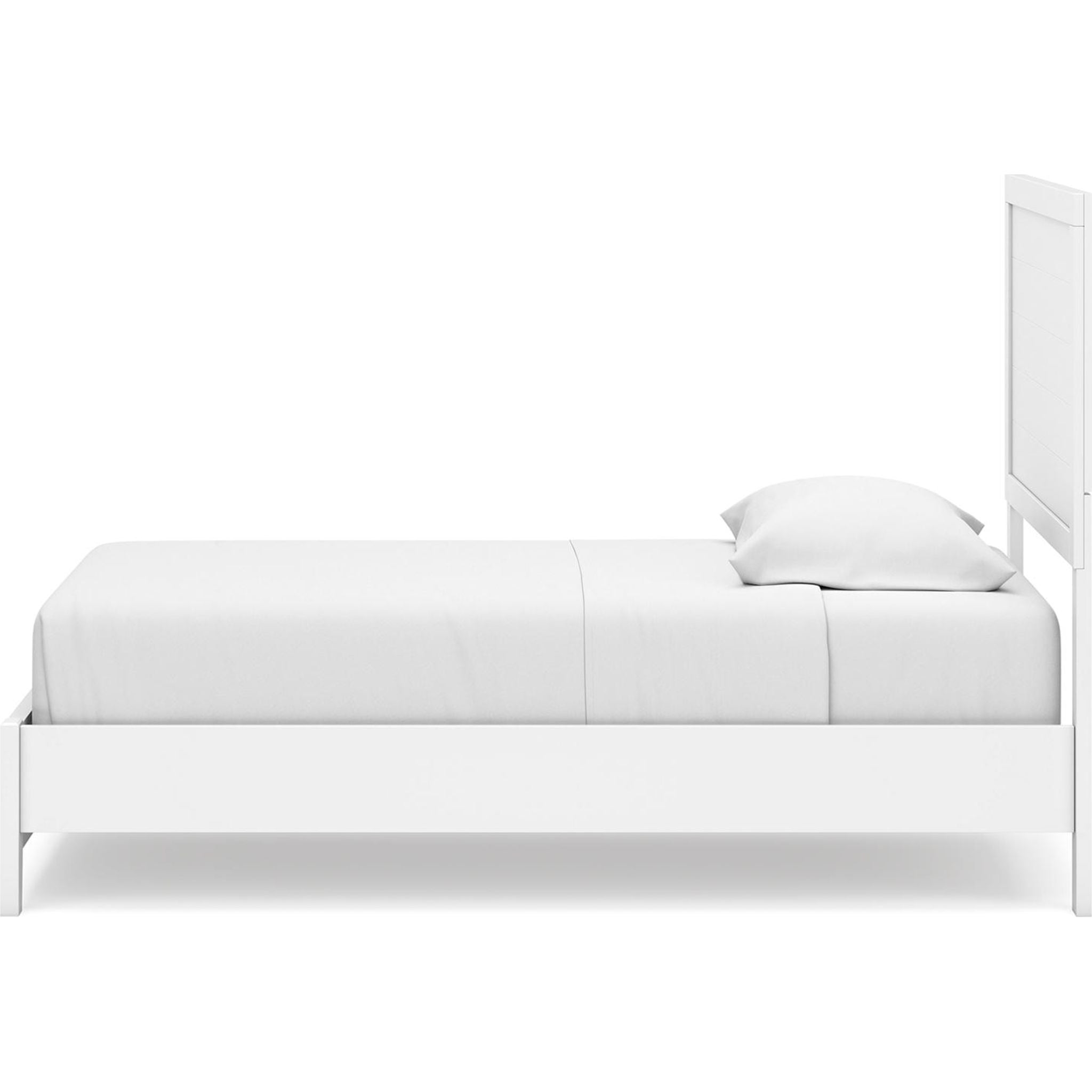 Chambre à coucher Binterglen 6 pièces avec deux lits jumeaux - Blanc