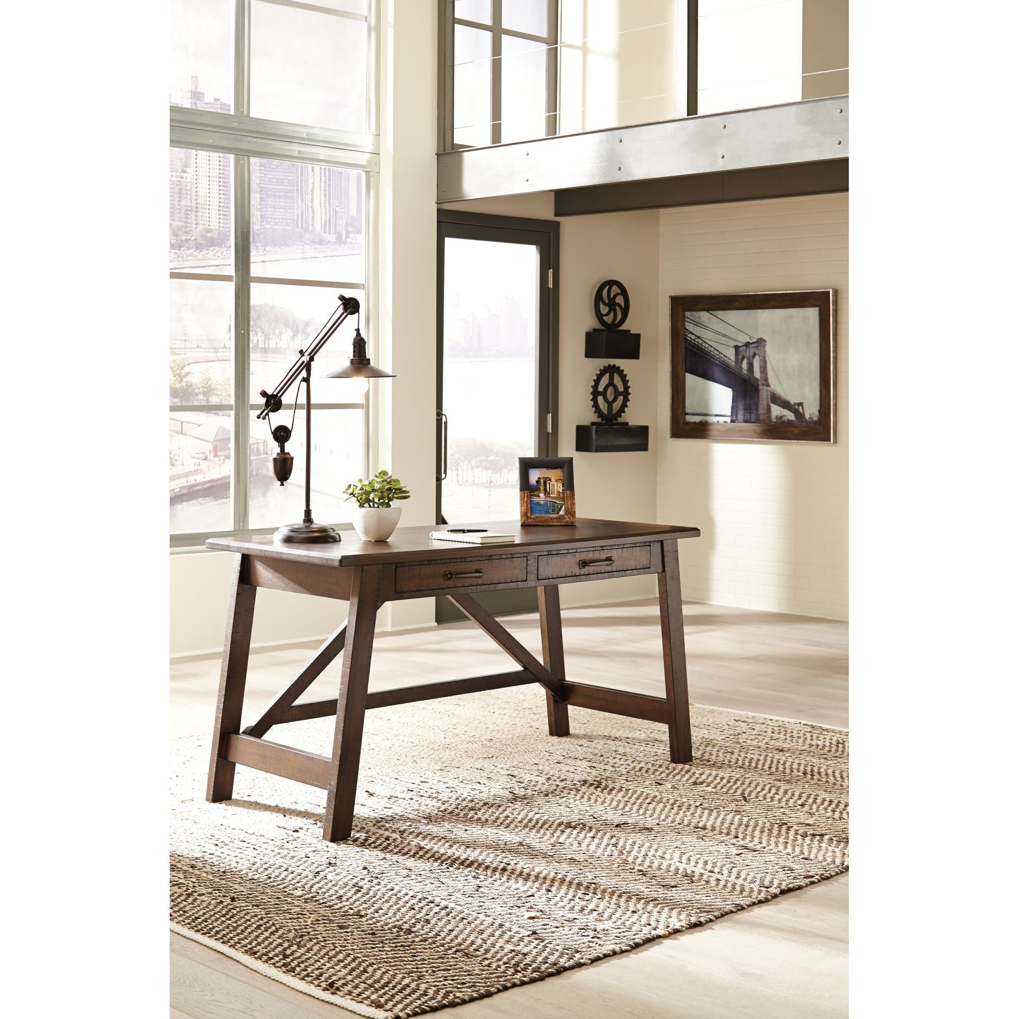 Bureau Baldridge - Brun rustique