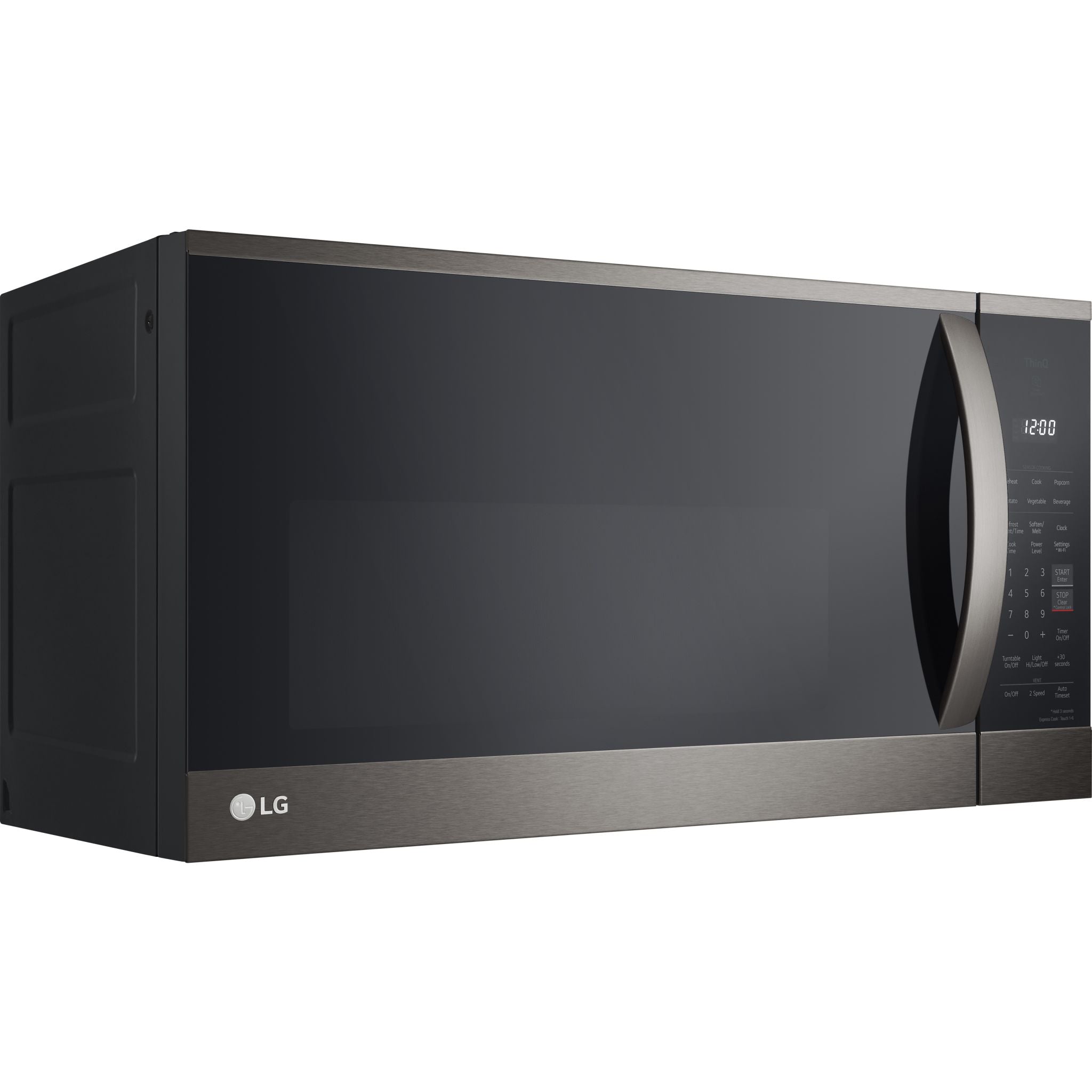 Micro-ondes LG OTR (MVEM1825D) - Acier inoxydable noir