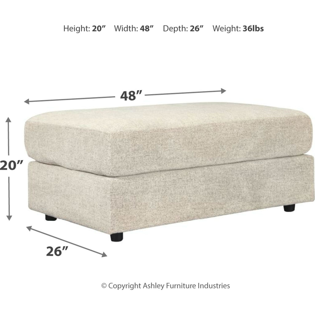 Pouf d'appoint surdimensionné Soletren