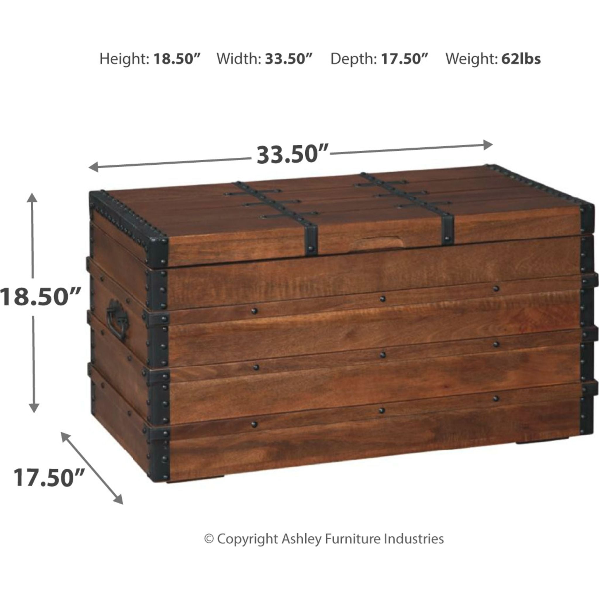 Meuble de rangement Kettleby - Marron