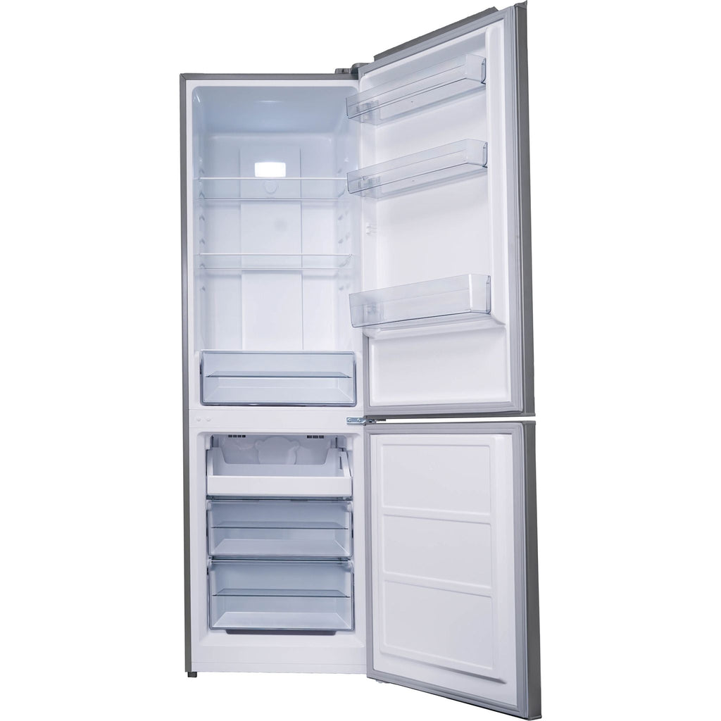 Réfrigérateur à congélateur inférieur Danby (DBMF100B1SLDB) - Aspect inox