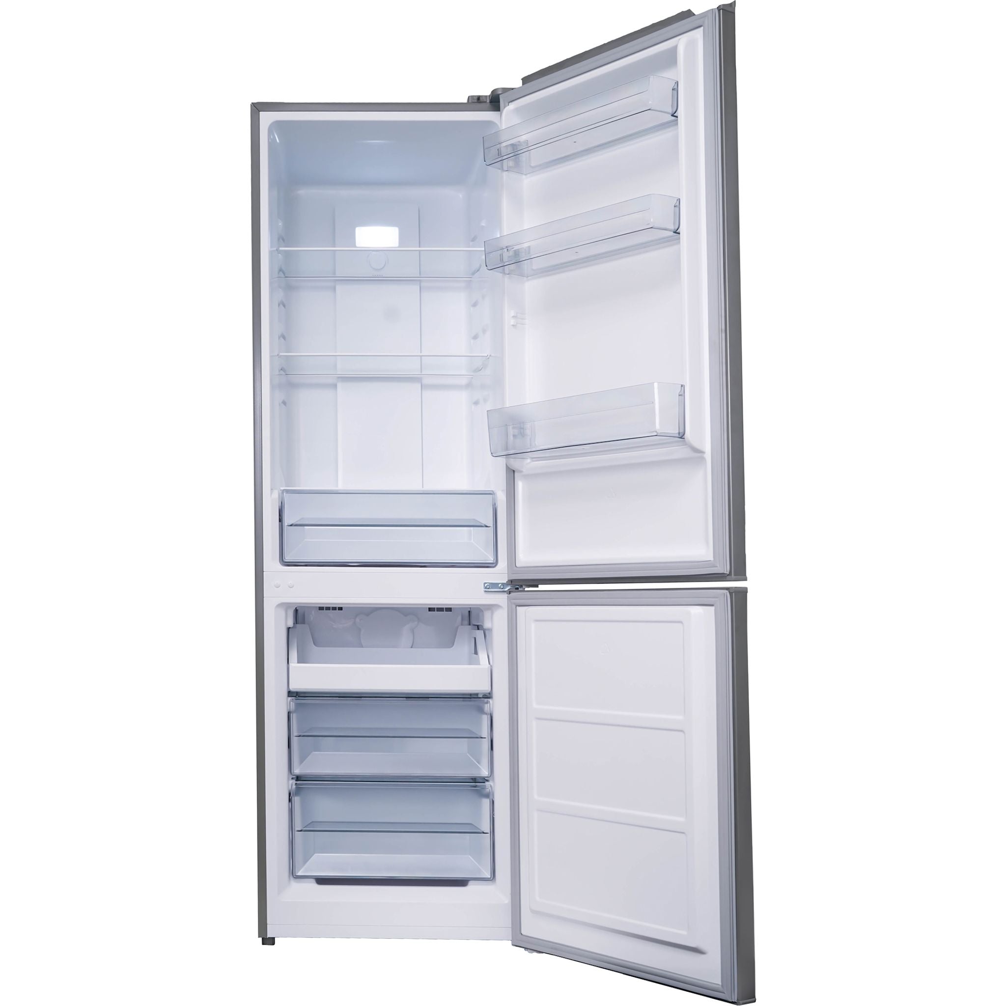 Réfrigérateur à congélateur inférieur Danby (DBMF100B1SLDB) - Aspect inox