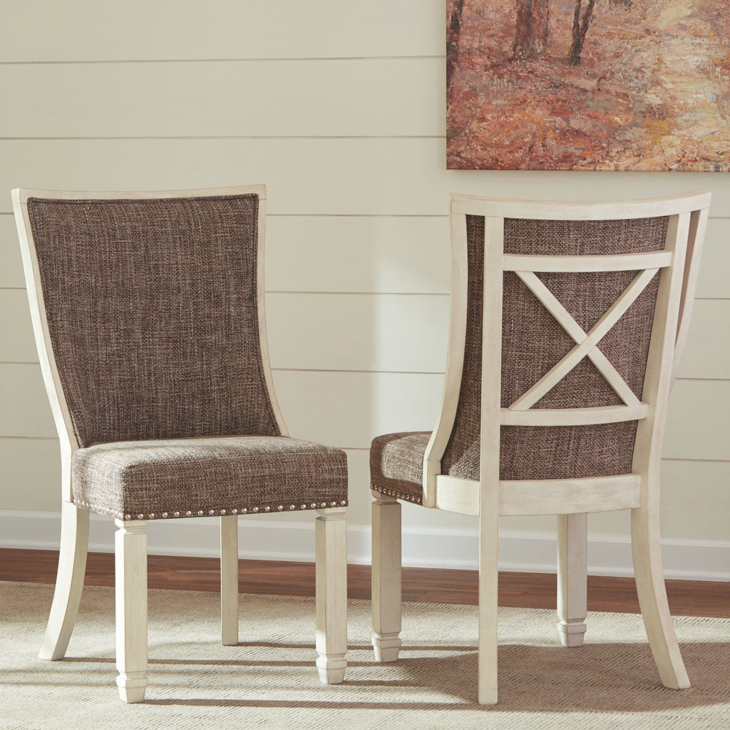 Chaise d'appoint Bolanburg - Bicolore - (D647-02)
