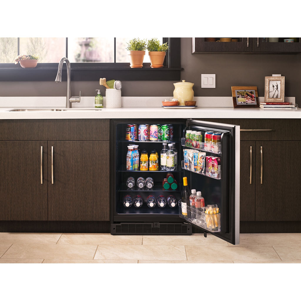 Réfrigérateur compact Whirlpool (WUR50X24HZ) - Acier inoxydable