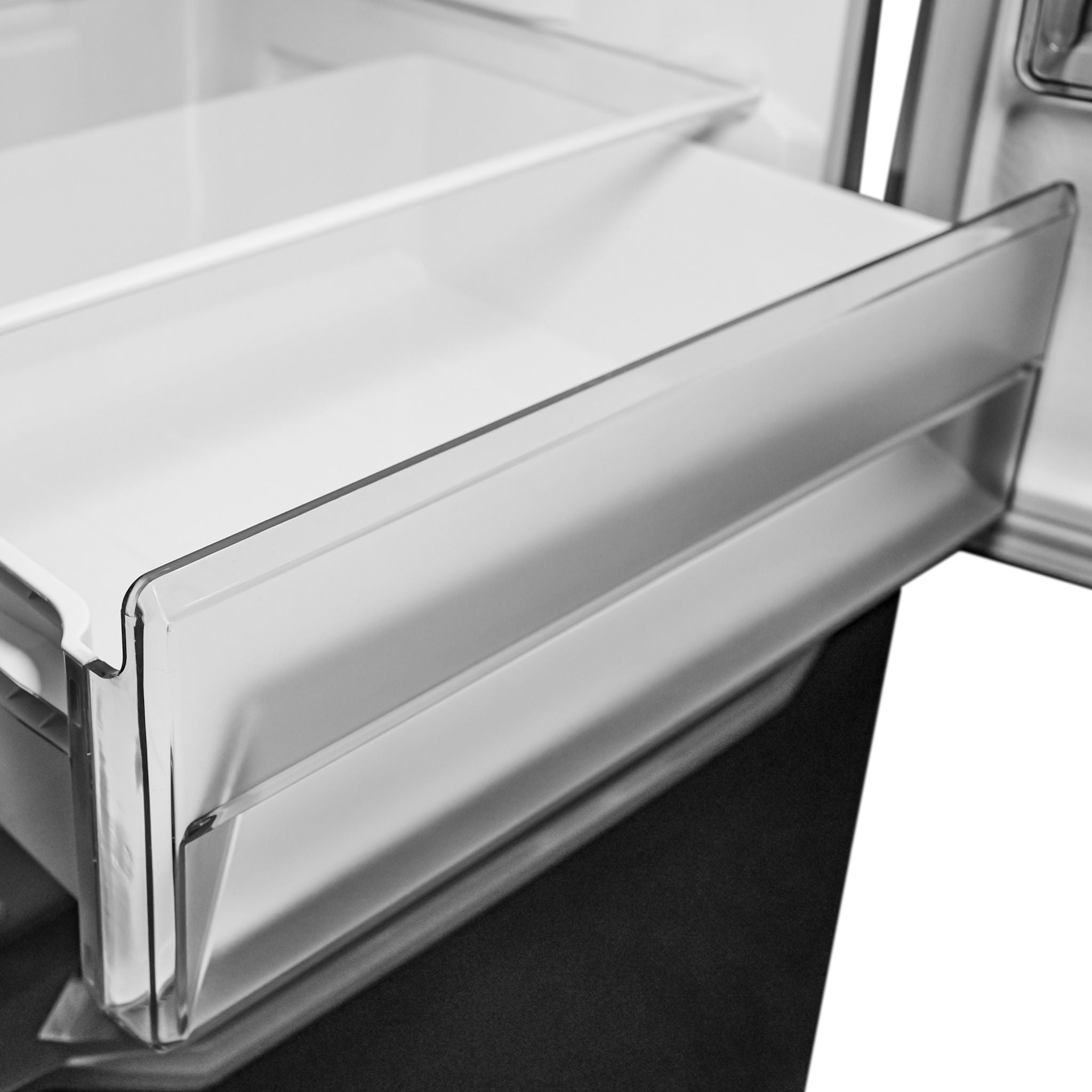 Réfrigérateur à congélateur inférieur Danby (DBMF100B1SLDB) - Aspect inox