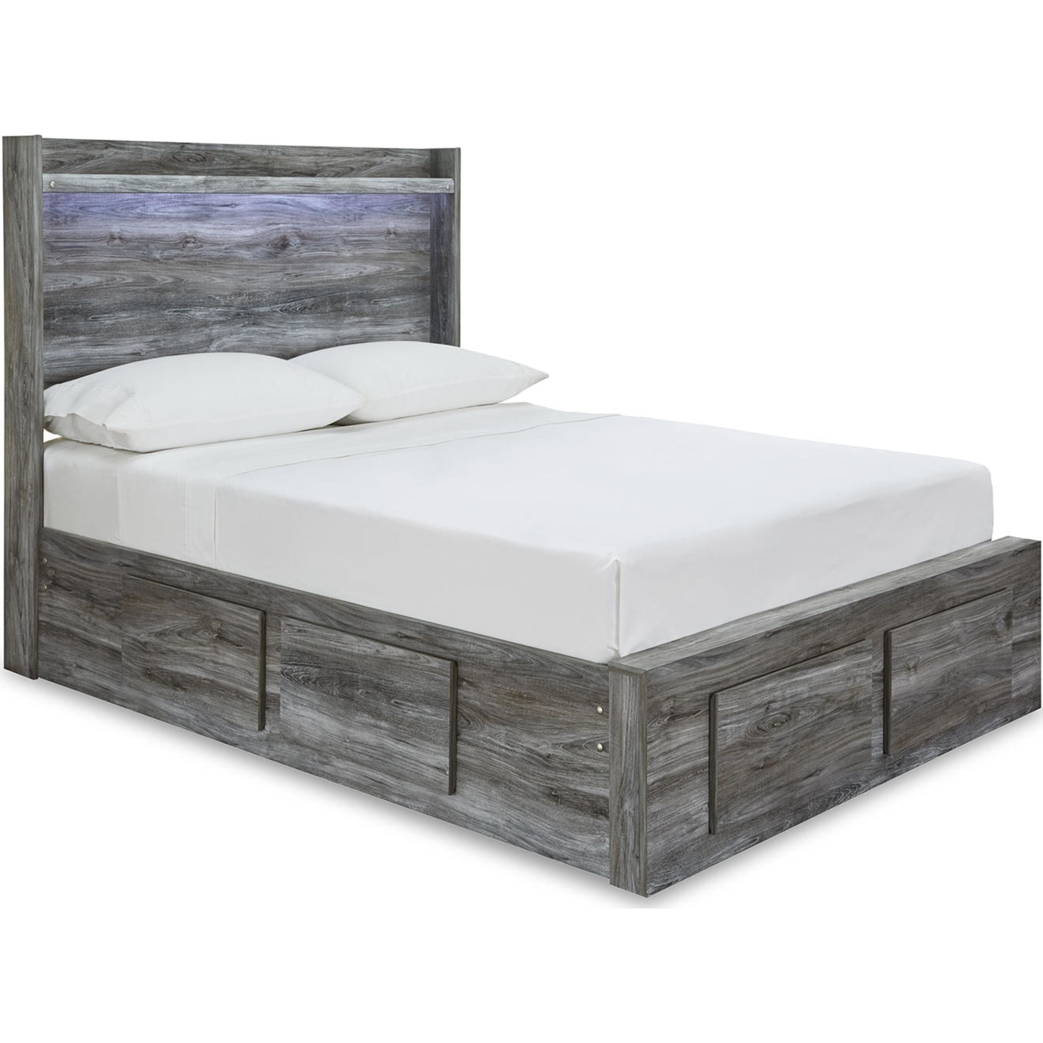 Lit de rangement complet Baystorm 5 pièces - Gris