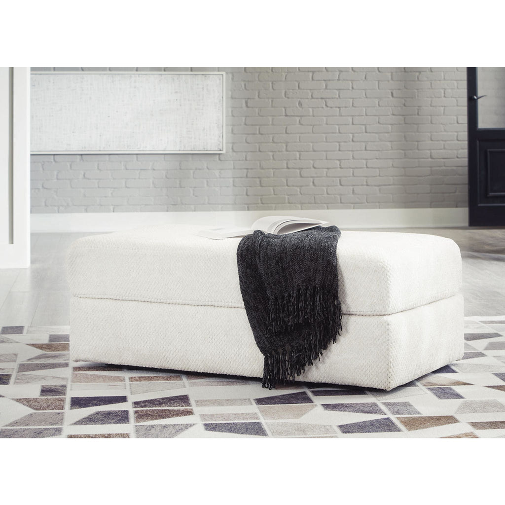 Pouf d'appoint surdimensionné Karinne - Lin