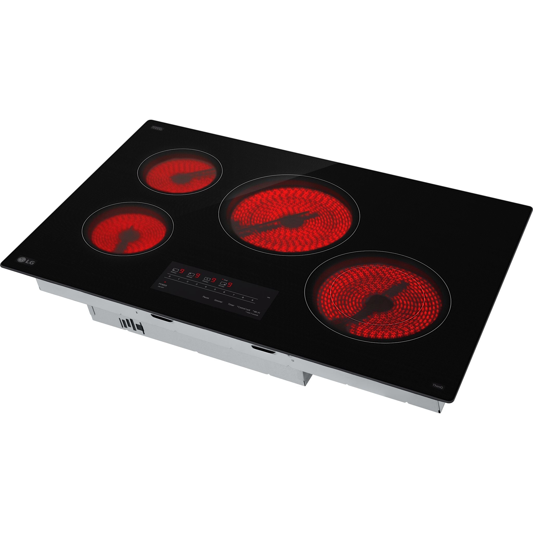 Table de cuisson à induction LG 30 (CBEW3013BE) - Vitrocéramique noire