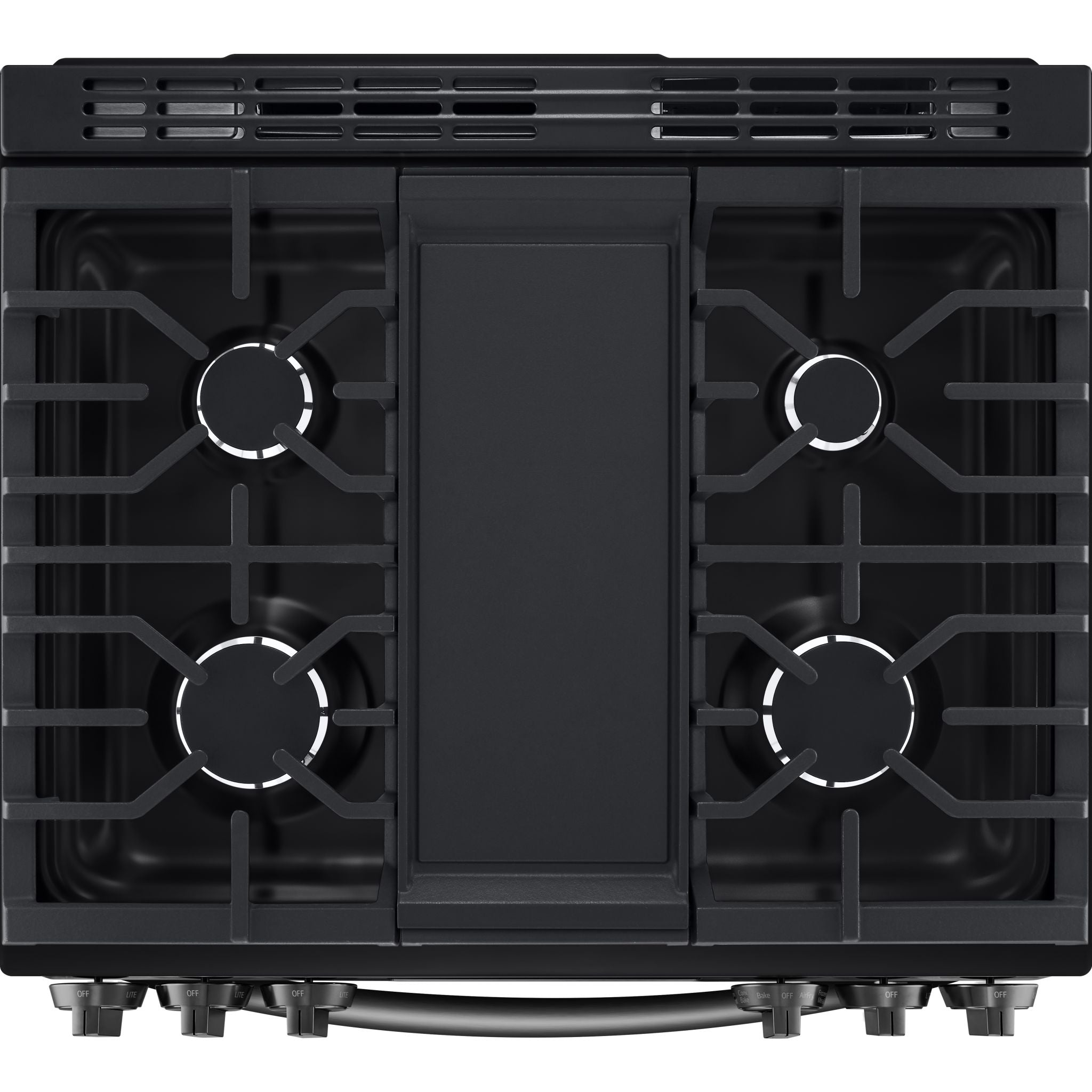 Cuisinière à gaz LG (LSGL6335D) - Acier inoxydable noir