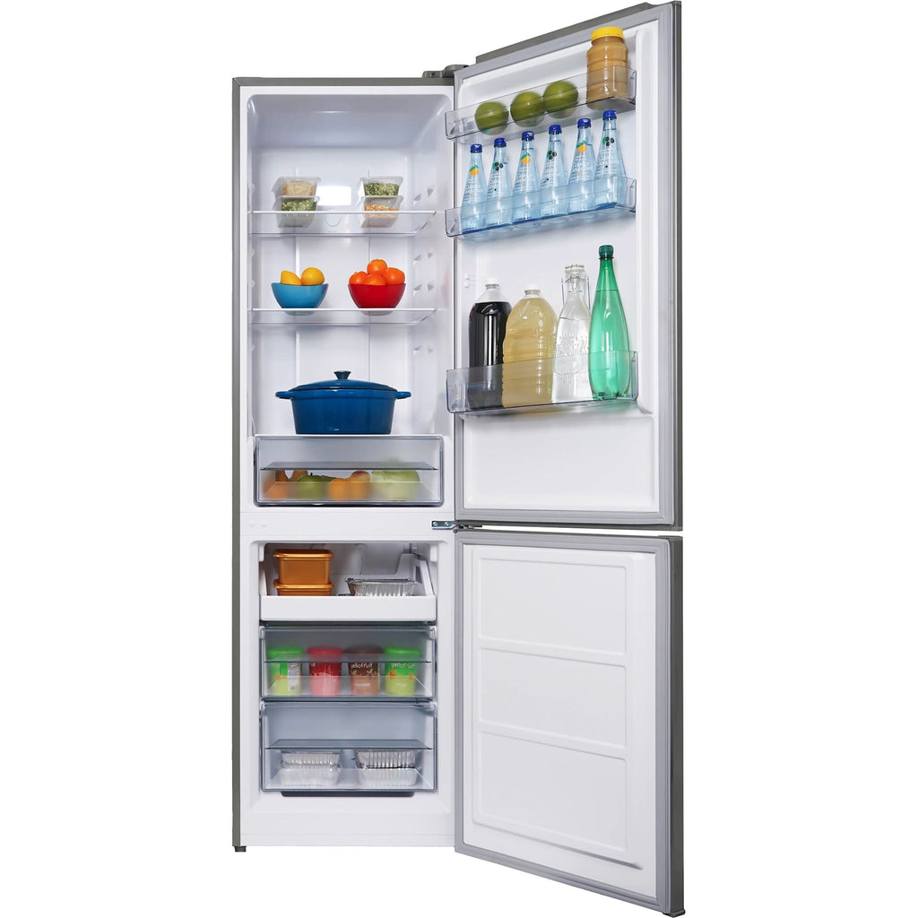 Réfrigérateur à congélateur inférieur Danby (DBMF100B1SLDB) - Aspect inox