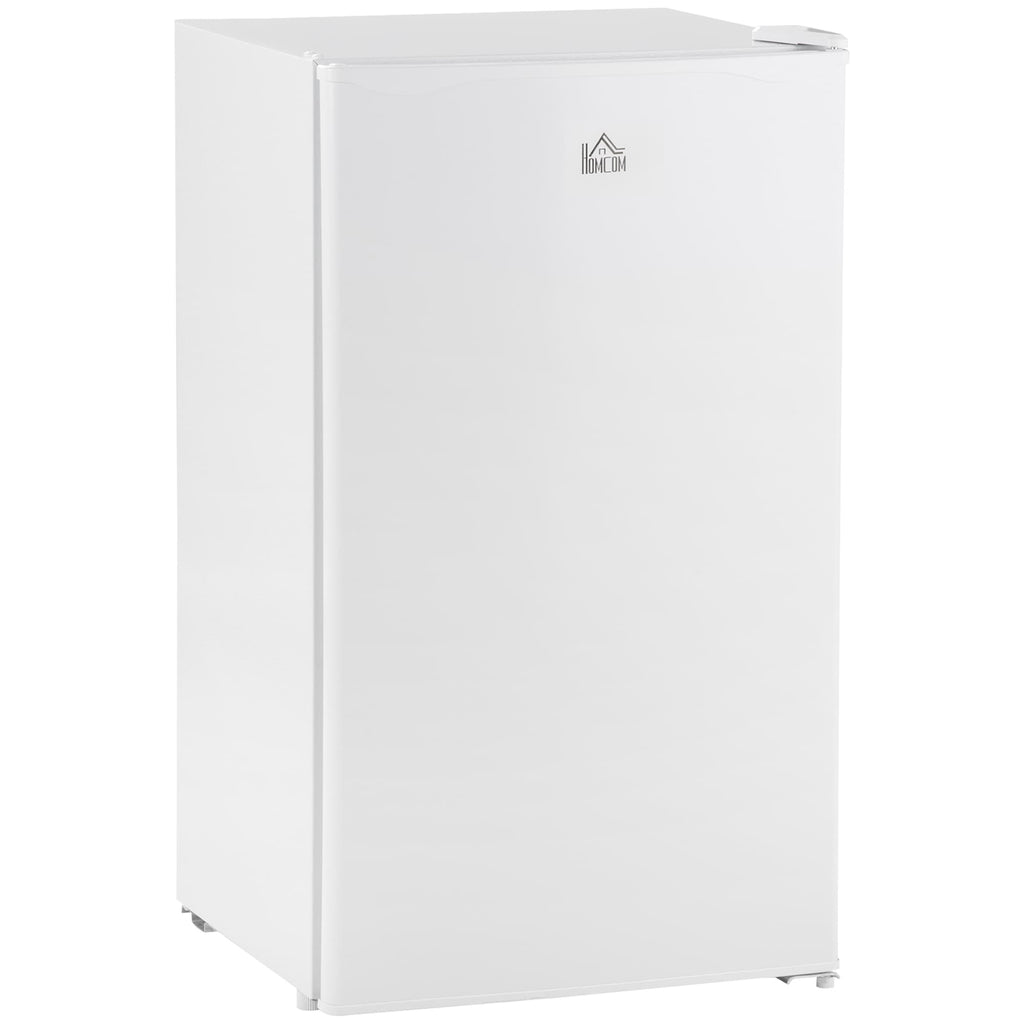 Mini-réfrigérateur HOMCOM de 3,2 pi³ avec congélateur, réfrigérateur compact à une porte avec thermostat réglable pour chambre à coucher